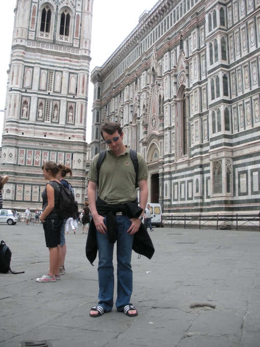 Aaron at the Duomo